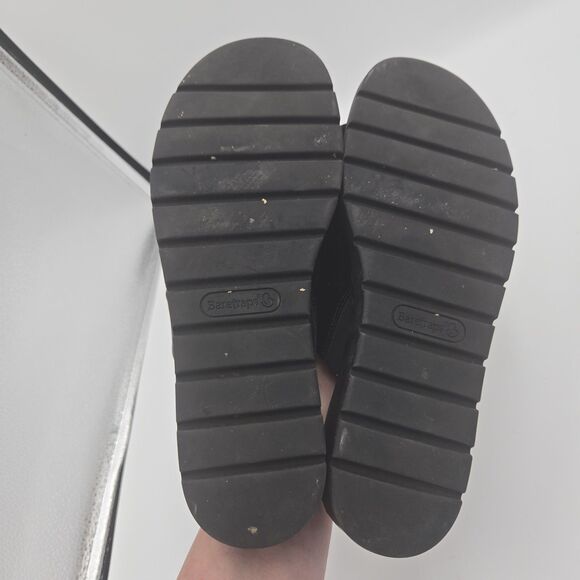 Baretraps Ravin Thong Sandals Womens Size 7.5 M Black Slide Faux Leather Robbie - Picture 4 of 10